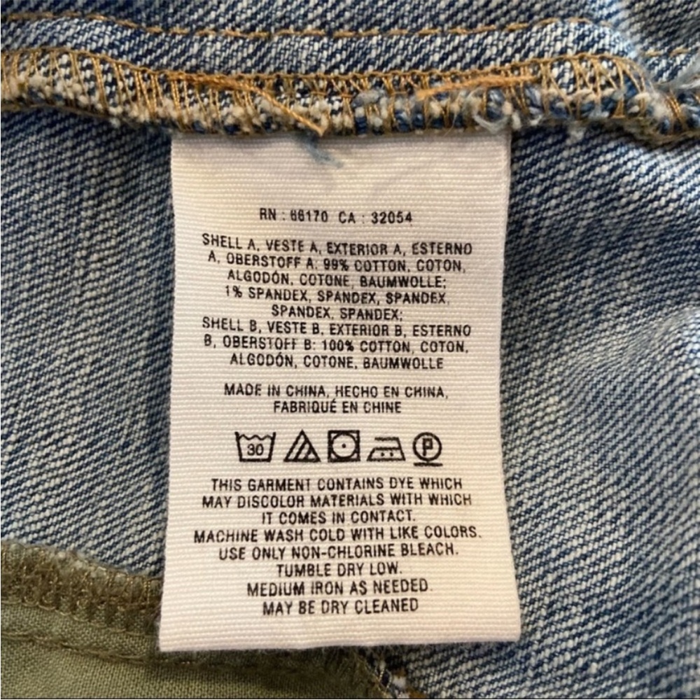ANTHROPOLOGIE | PILCRO AND THE LETTERPRESS Colorblock Denim Jacket Medium - Picture 11 of 12
